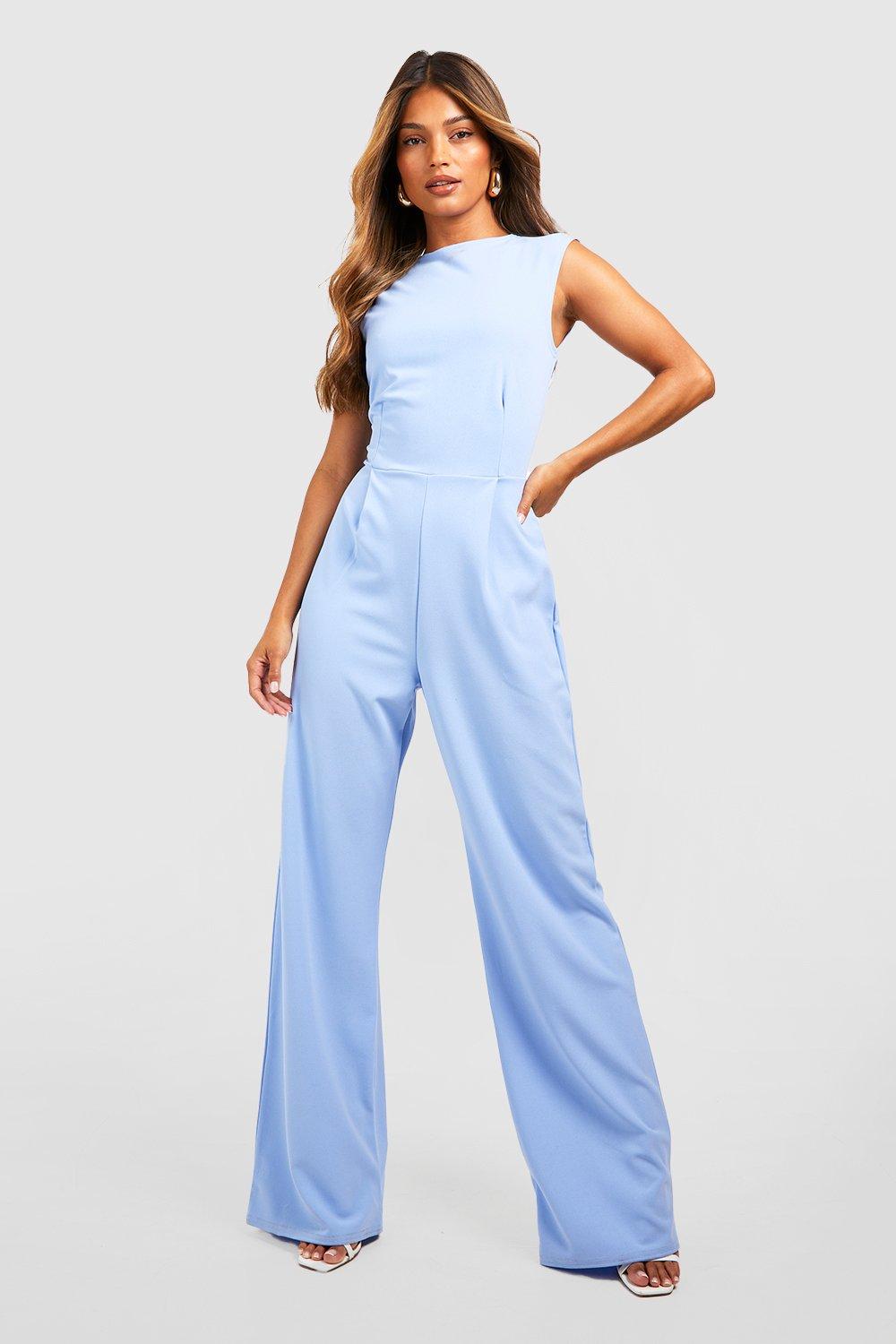 Boohoo tailored sales wide leg jumpsuit